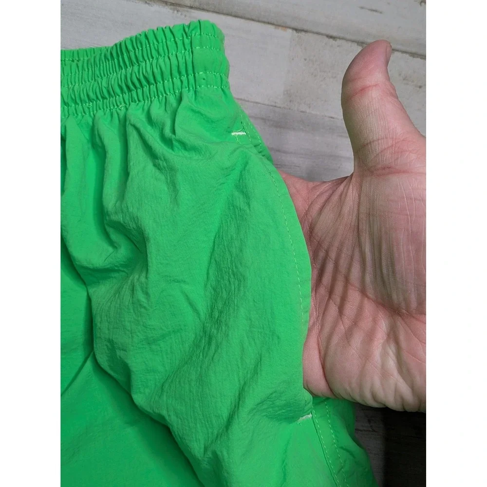 Uzzi Amphibious Gear Nylon Shorts Green Large Vintage 90s Lined Beach Patrol